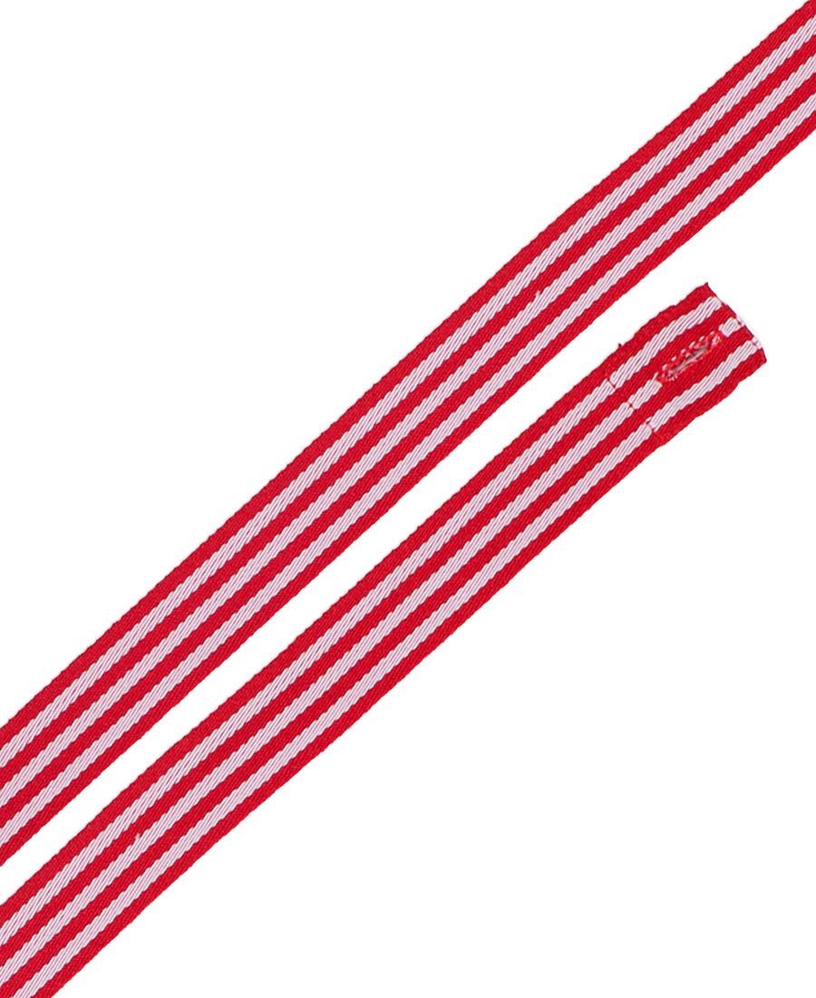 JB's CHANGEABLE YARN DYED CROSS BACK APRON STRAP RED/WHITE