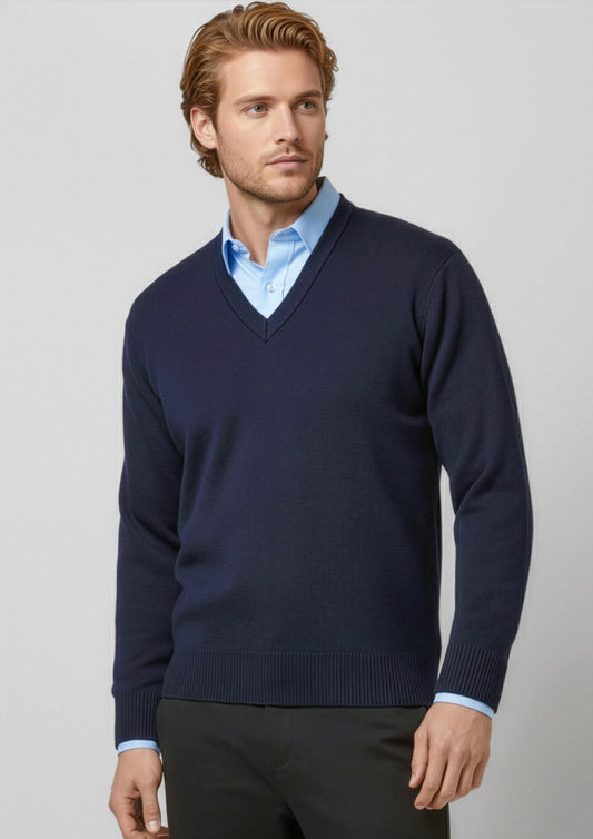 Mens Woolmix Knit Pullover