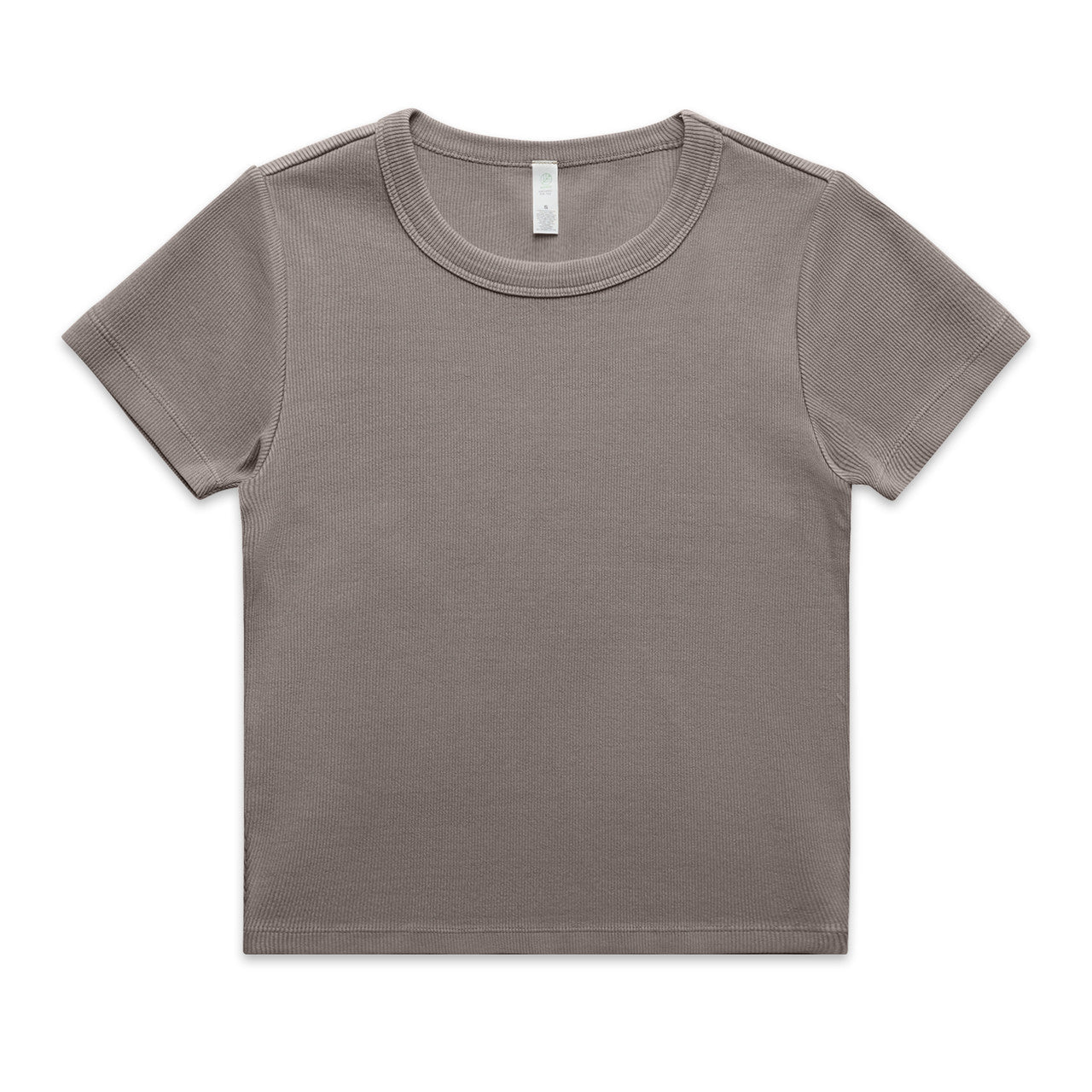 Wo's Faded Organic Rib Tee | 4036
