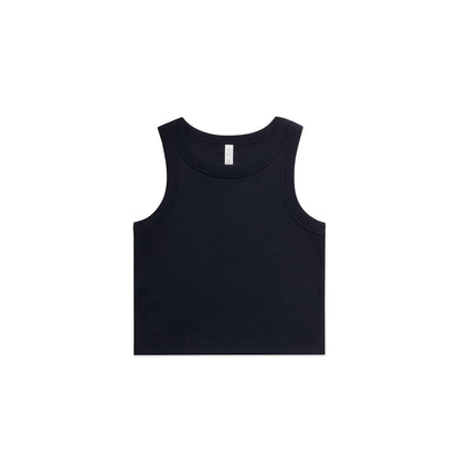 Wo's Organic Rib Crop Tank | 4064G