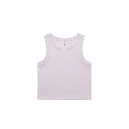 Wo's Organic Rib Crop Tank | 4064G