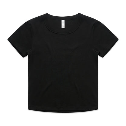 Wo's Organic Rib Baby Tee | 4074