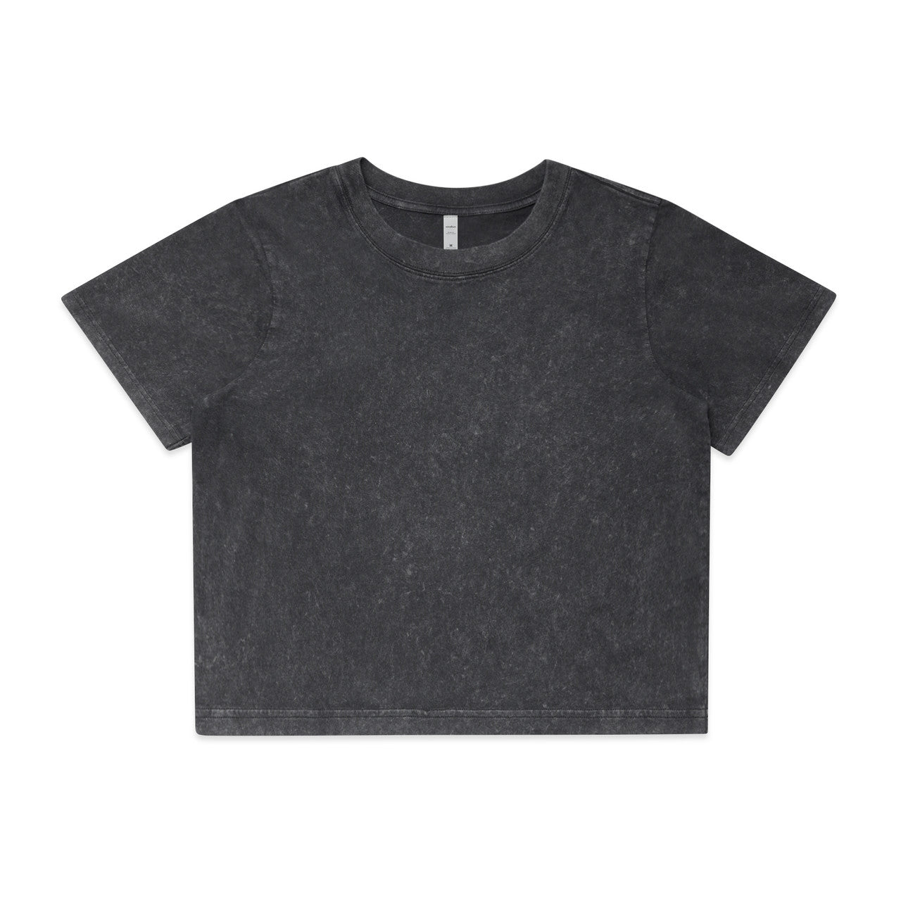 Wo's Stone Wash Heavy Crop | 4086
