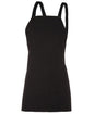 JB's CROSS BACK 65x71 BIB CANVAS APRON (WITHOUT STRAP) BLACK