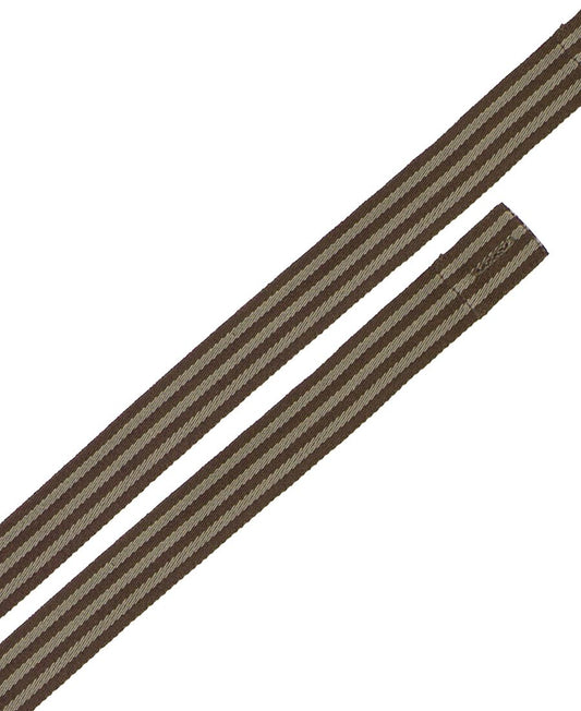 JB's CHANGEABLE YARN DYED CROSS BACK APRON STRAP CHOC/LATTE