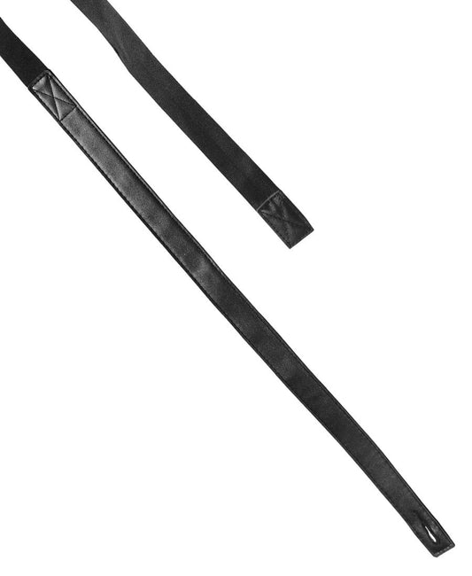 JB's CHANGEABLE PU CROSS BACK APRON STRAP BLACK