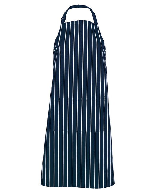 JB's BIB STRIPED APRON NAVY/WHITE