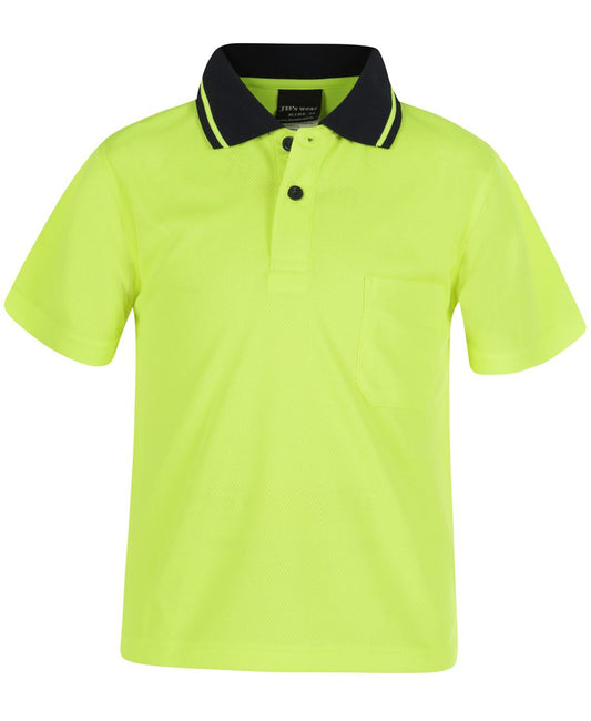 JB's KIDS HV 4602.1 NON CUFF TRAD POLO LIME - 02