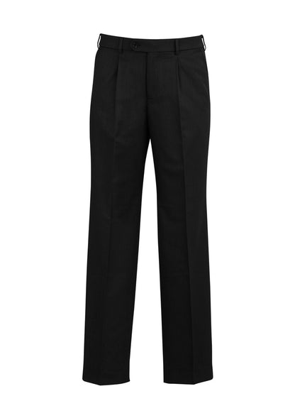Mens Classic Pleat Pant - Black