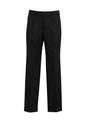 Mens Classic Pleat Pant - Black