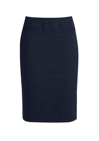 Womens Classic Below Knee Skirt - Navy