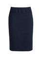 Womens Classic Below Knee Skirt - Navy
