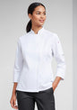 Womens Alfresco Long Sleeve Chef Jacket - White