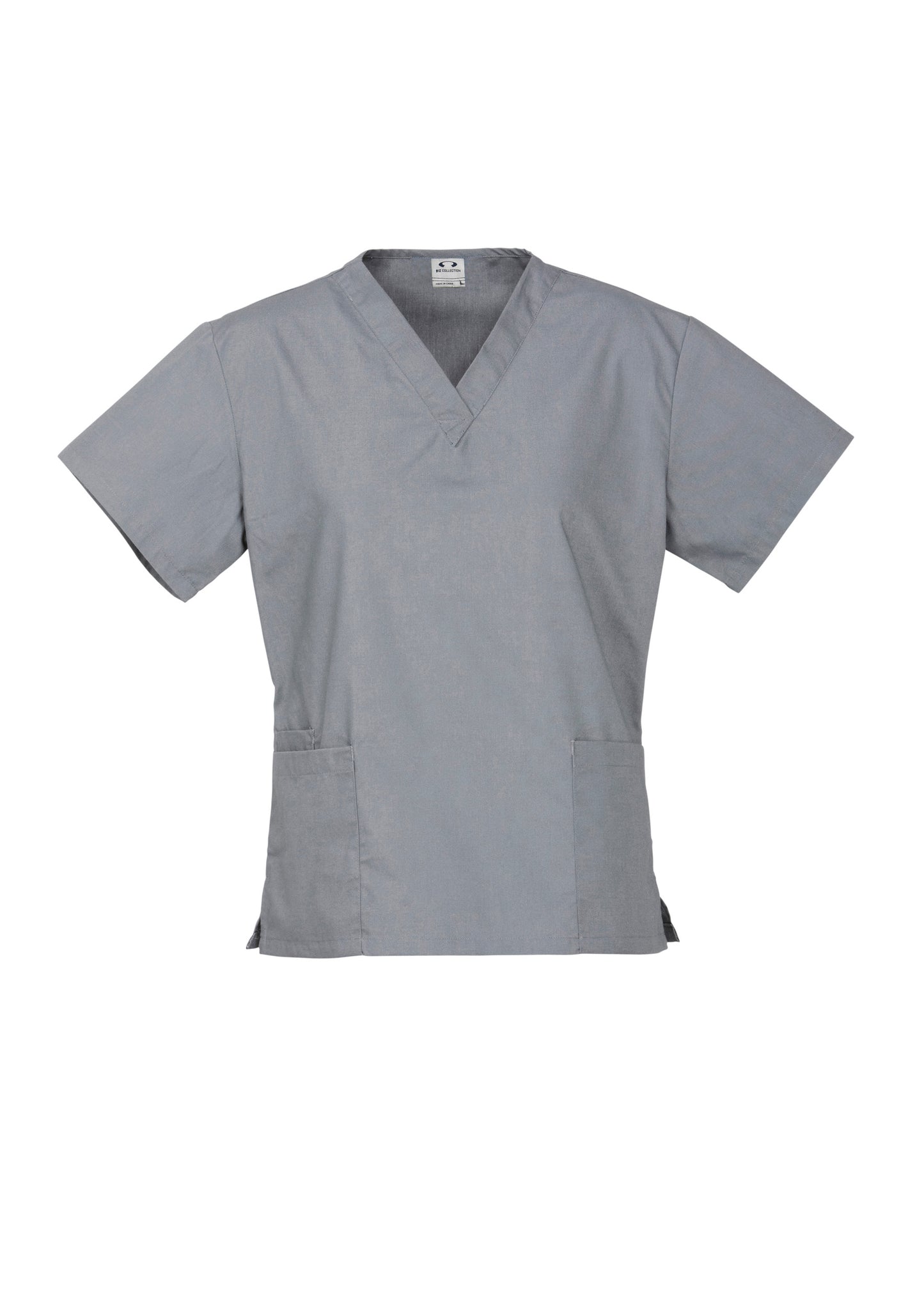 Womens Classic Scrub Top - Pewter