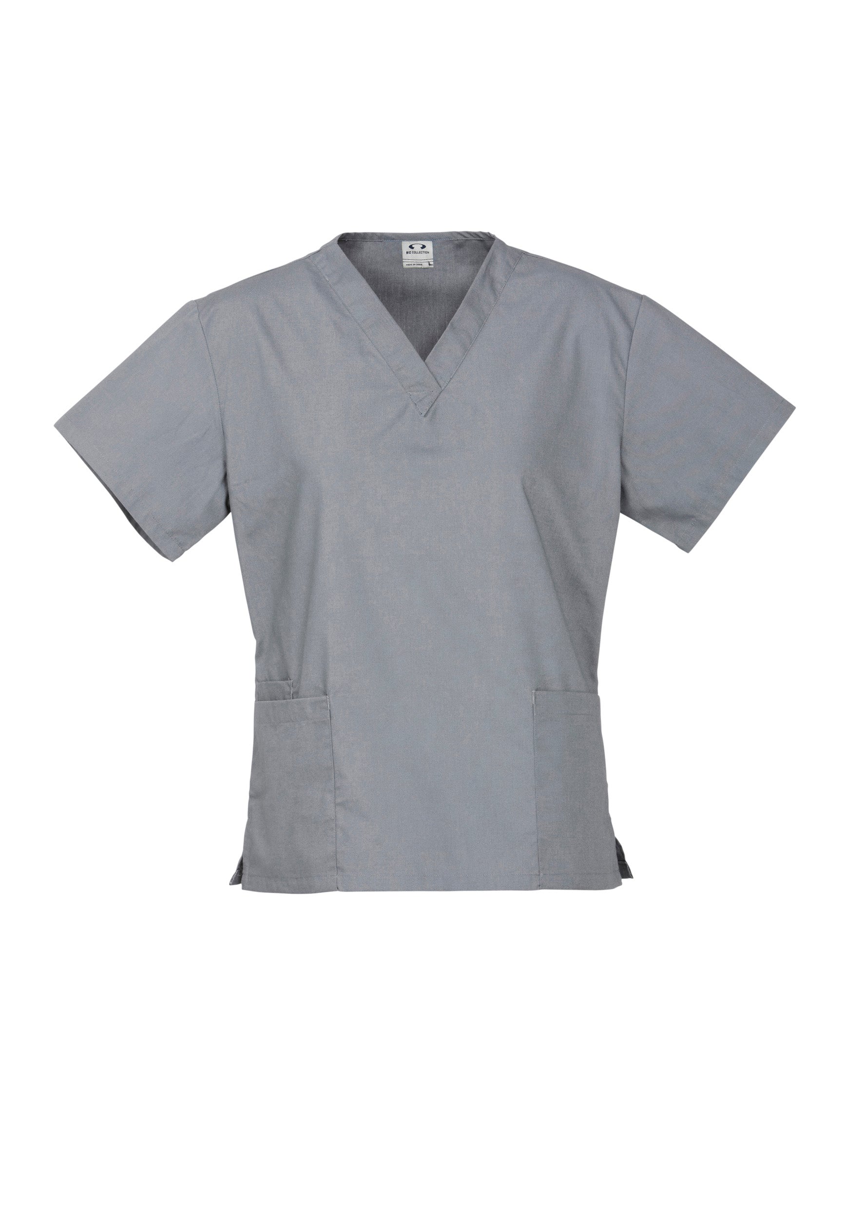 Womens Classic Scrub Top - Pewter