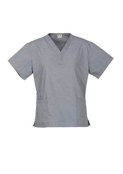 Womens Classic Scrub Top - Pewter