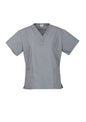 Womens Classic Scrub Top - Pewter