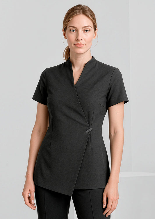 Womens Spa Tunic - Black