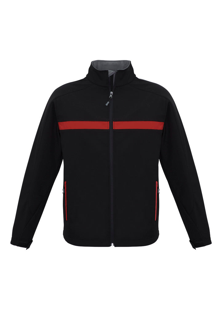 Unisex Charger Jacket - Black/Red/Grey