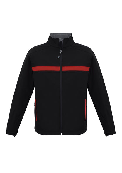 Unisex Charger Jacket - Black/Red/Grey