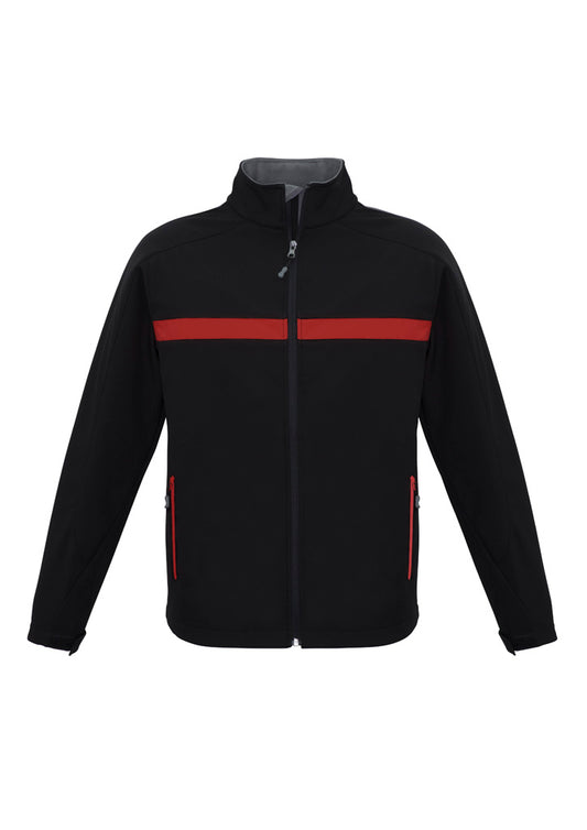 Unisex Charger Jacket - Black/Red/Grey