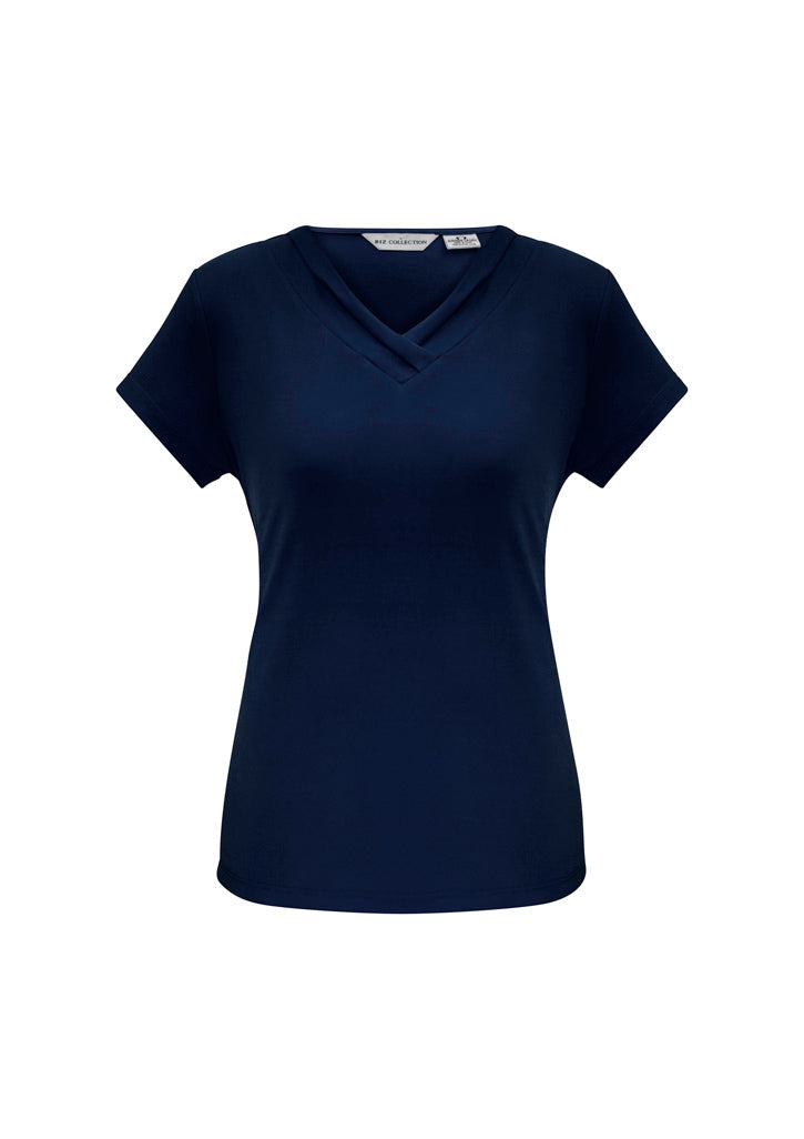 Womens Lana Short Sleeve Top - Ink