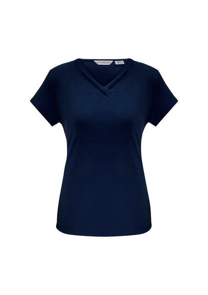 Womens Lana Short Sleeve Top - Ink
