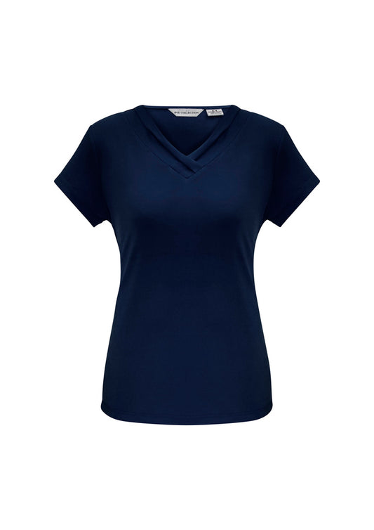 Womens Lana Short Sleeve Top - Ink