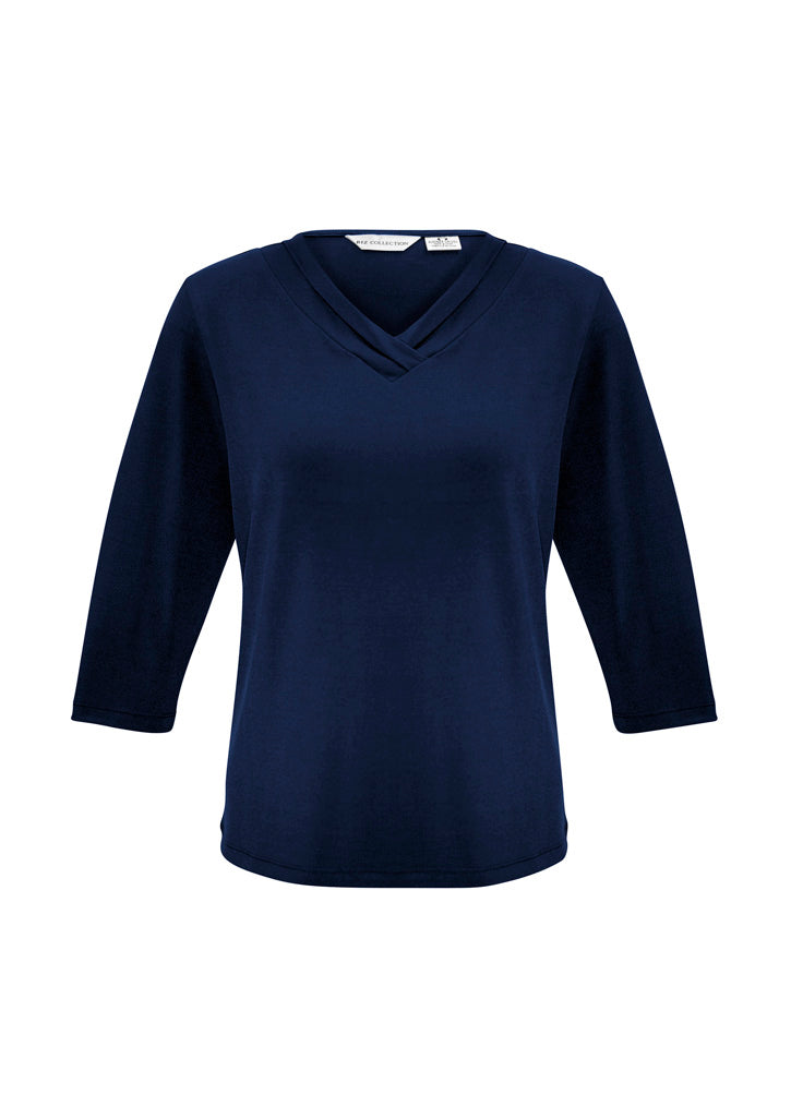Womens Lana 3/4 Sleeve Top - Ink