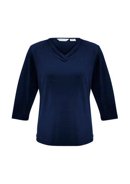 Womens Lana 3/4 Sleeve Top - Ink