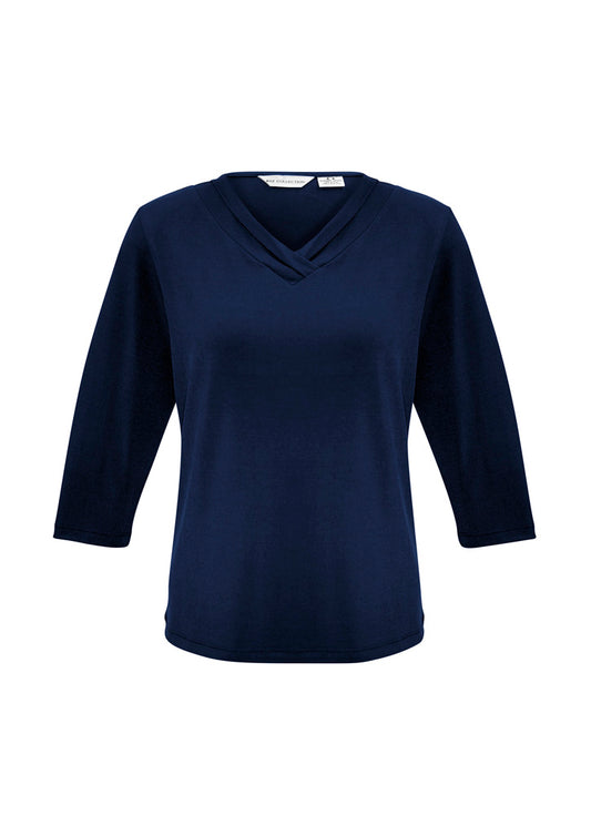 Womens Lana 3/4 Sleeve Top - Ink