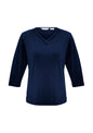 Womens Lana 3/4 Sleeve Top - Ink