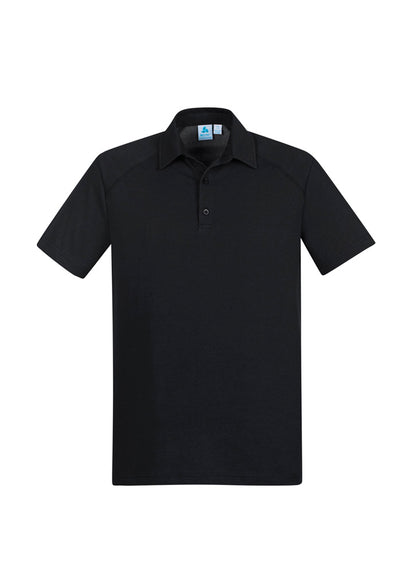 Mens Byron Short Sleeve Polo - Black