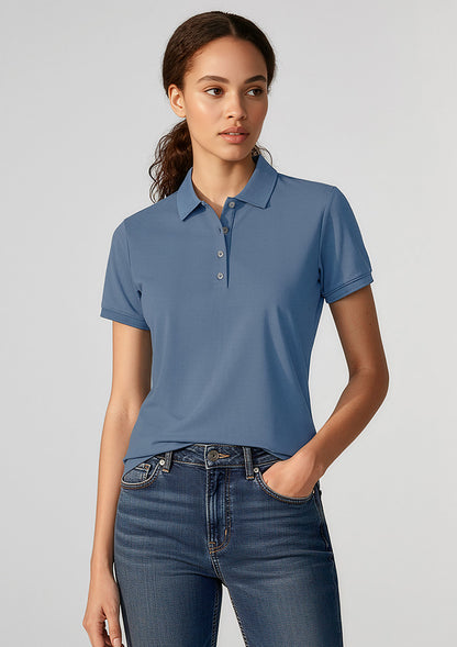 Womens City Short Sleeve Polo