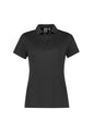 Womens Action Short Sleeve Polo - Grey