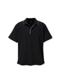 Mens Elite Short Sleeve Polo - Black/White
