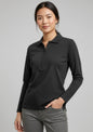Womens Crew Long Sleeve Polo