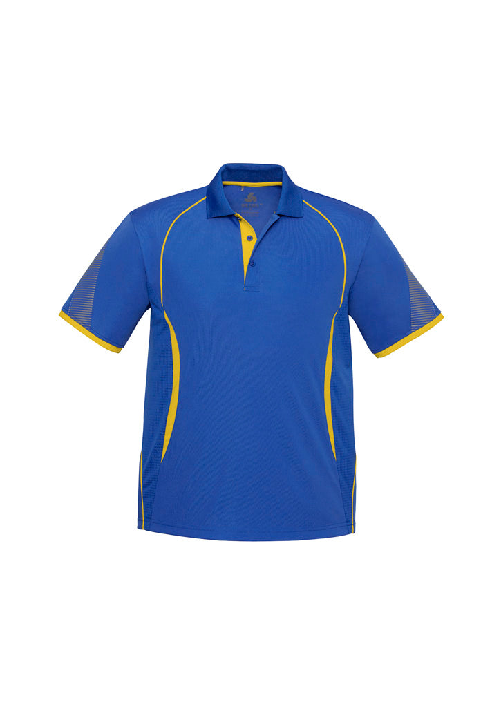 Kids Razor Short Sleeve Polo - Royal/Gold
