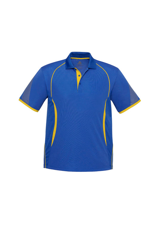 Kids Razor Short Sleeve Polo - Royal/Gold