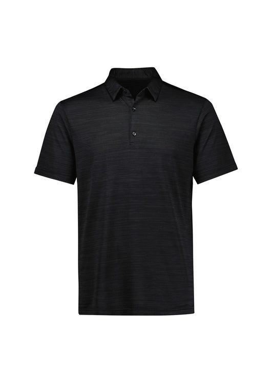 Mens Orbit Short Sleeve Polo - Black