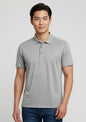 Mens Aero Short Sleeve Polo - Silver