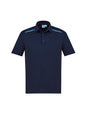 Mens Sonar Short Sleeve Polo - Navy/Sky