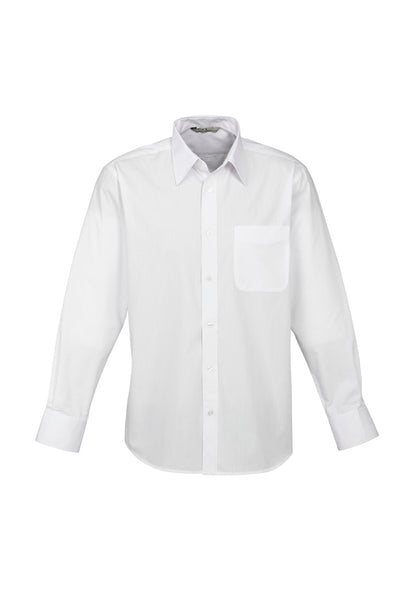 Mens Base Long Sleeve Shirt - White