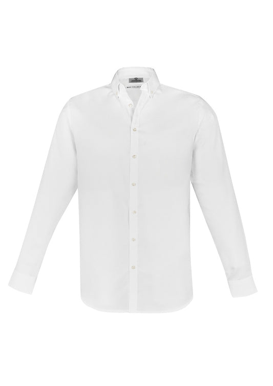 Mens Memphis Long Sleeve Shirt - White