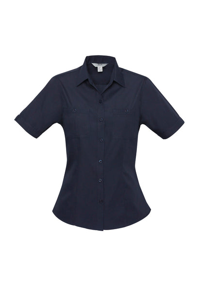 Womens Bondi Short Sleeve Shirt - Navy