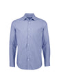 Mens Conran Classic Long Sleeve Shirt - French Blue/White