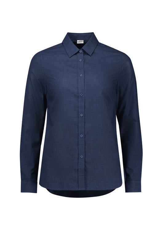 Womens Soul Long Sleeve Shirt - Navy