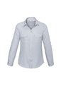Womens Madison Long Sleeve Shirt - Silver Mist