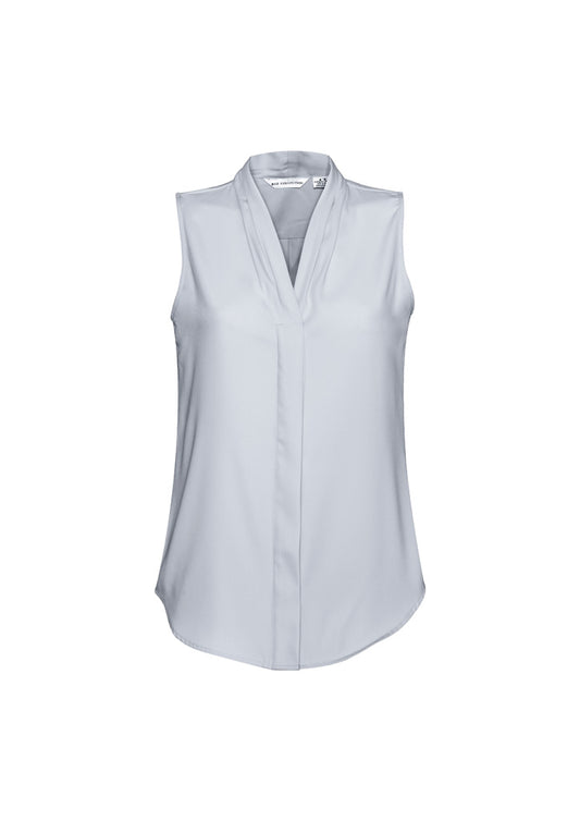 Womens Madison Sleeveless Top - Silver Mist