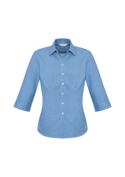Womens Ellison 3/4 Sleeve Shirt - French Blue